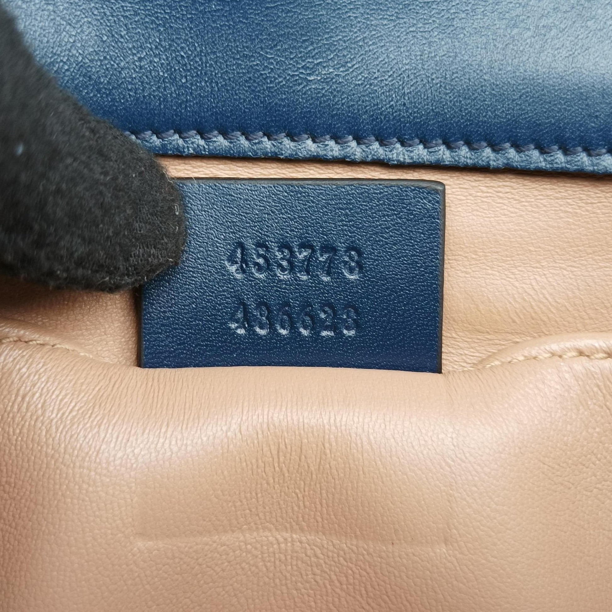 Queen Margaret Navy Leather 453778 F022216287クイーン マーガレット ネイビー レザー 453778 F022216287