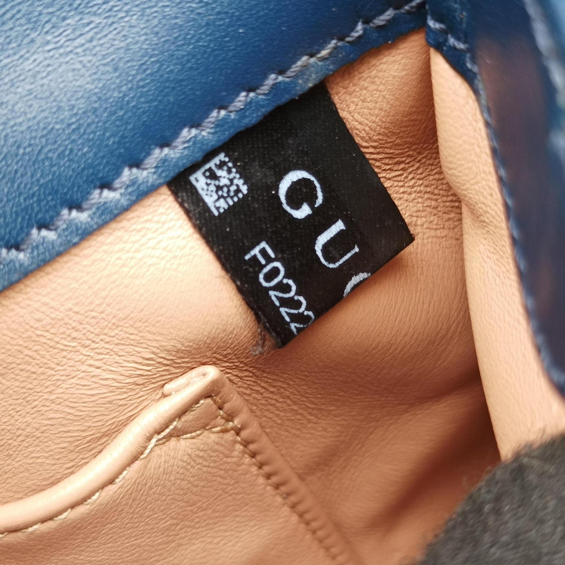 Queen Margaret Navy Leather 453778 F022216287クイーン マーガレット ネイビー レザー 453778 F022216287