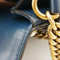 Queen Margaret Navy Leather 453778 F022216287クイーン マーガレット ネイビー レザー 453778 F022216287