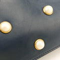 Queen Margaret Navy Leather 453778 F022216287クイーン マーガレット ネイビー レザー 453778 F022216287
