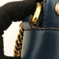 Queen Margaret Navy Leather 453778 F022216287クイーン マーガレット ネイビー レザー 453778 F022216287