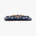 Queen Margaret Navy Leather 453778 F022216287クイーン マーガレット ネイビー レザー 453778 F022216287