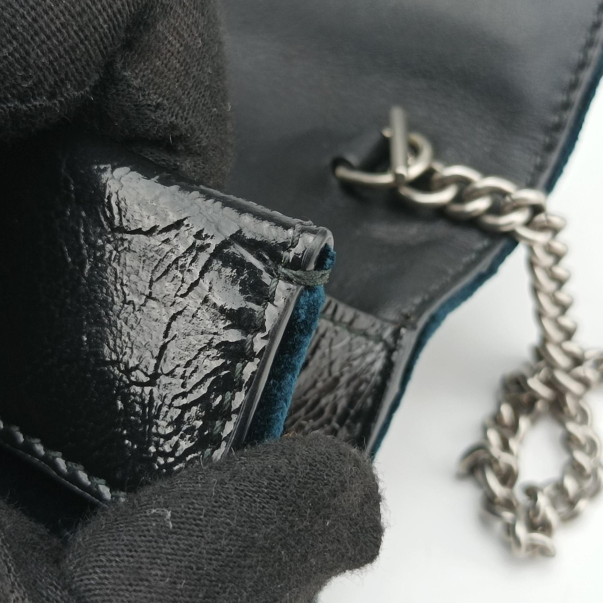 Dionysus Navy velour 476432 ディオニュソス ブルーブラック ベロア 476432 