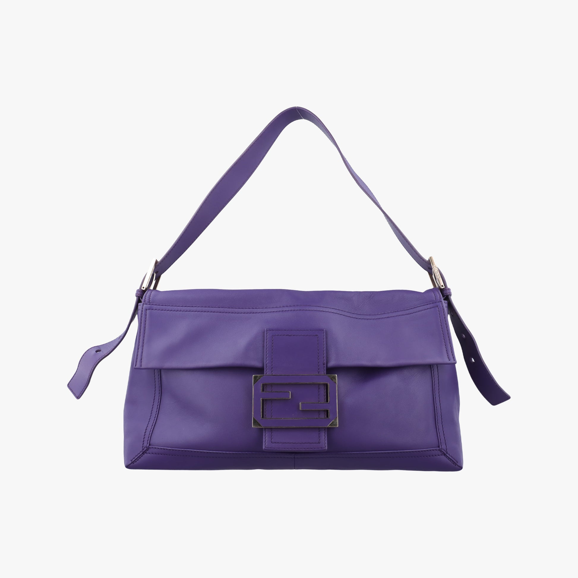 BAGUETTE Purple Leather 8BT180 8BT180-FQ5 119-2566マンマバケット パープル レザー 8BT180 8BT180-FQ5 119-2566
