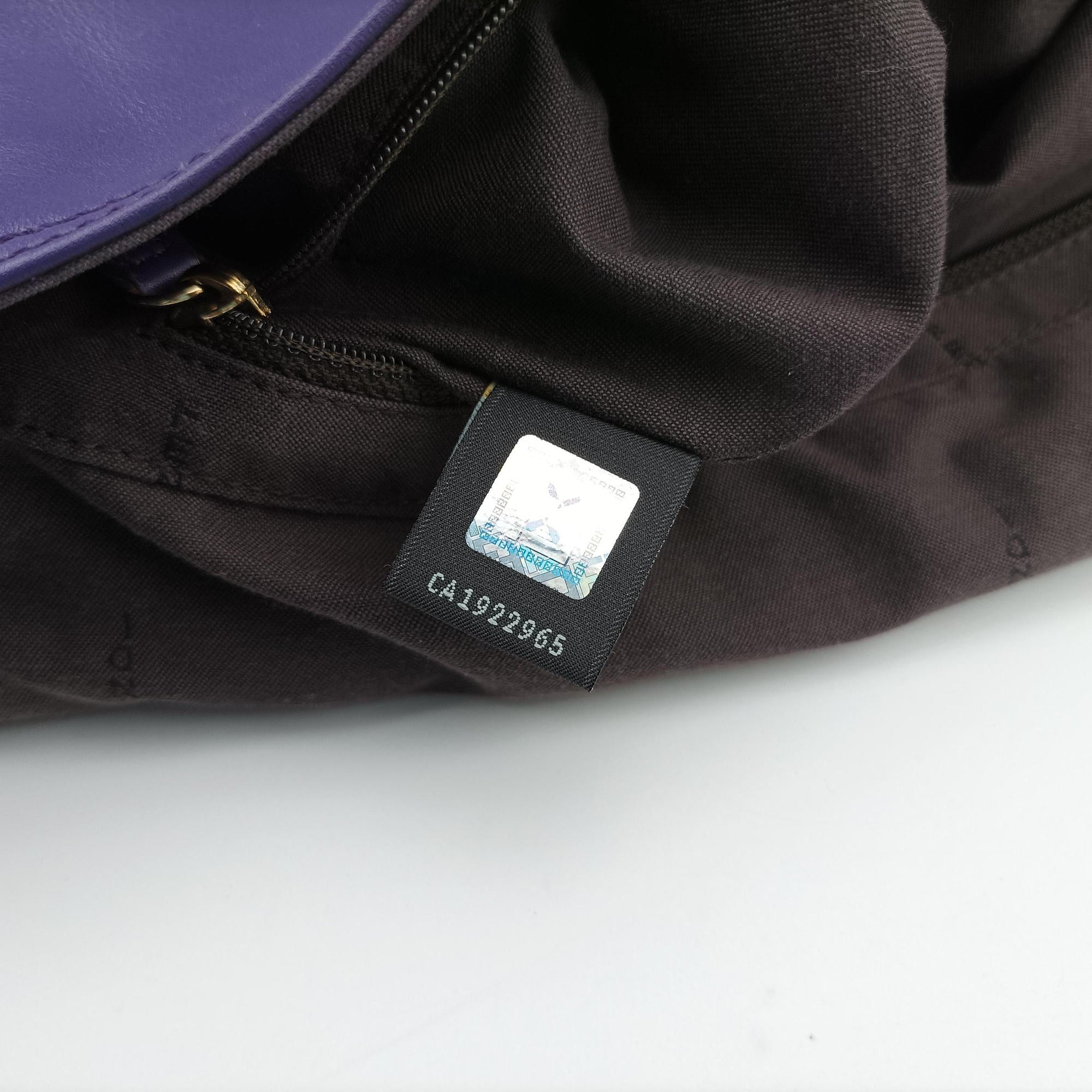 BAGUETTE Purple Leather 8BT180 8BT180-FQ5 119-2566マンマバケット パープル レザー 8BT180 8BT180-FQ5 119-2566