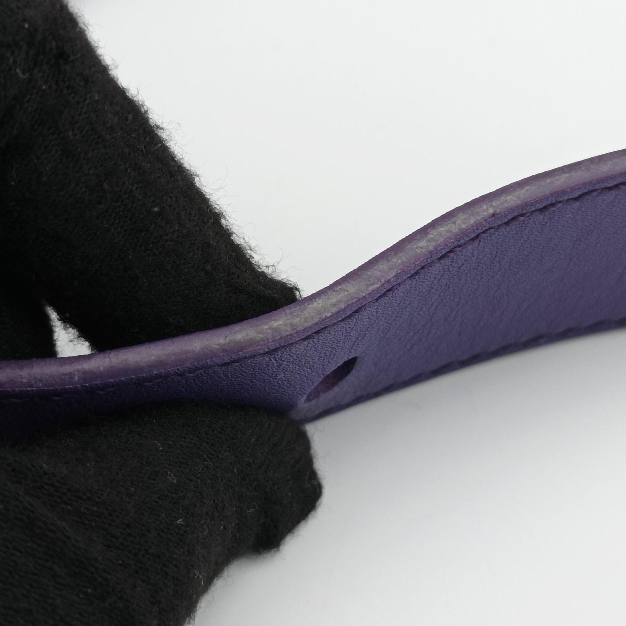 BAGUETTE Purple Leather 8BT180 8BT180-FQ5 119-2566マンマバケット パープル レザー 8BT180 8BT180-FQ5 119-2566