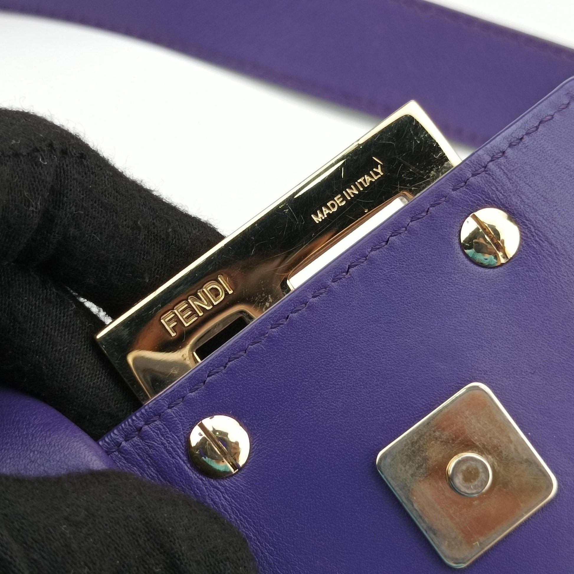 BAGUETTE Purple Leather 8BT180 8BT180-FQ5 119-2566マンマバケット パープル レザー 8BT180 8BT180-FQ5 119-2566