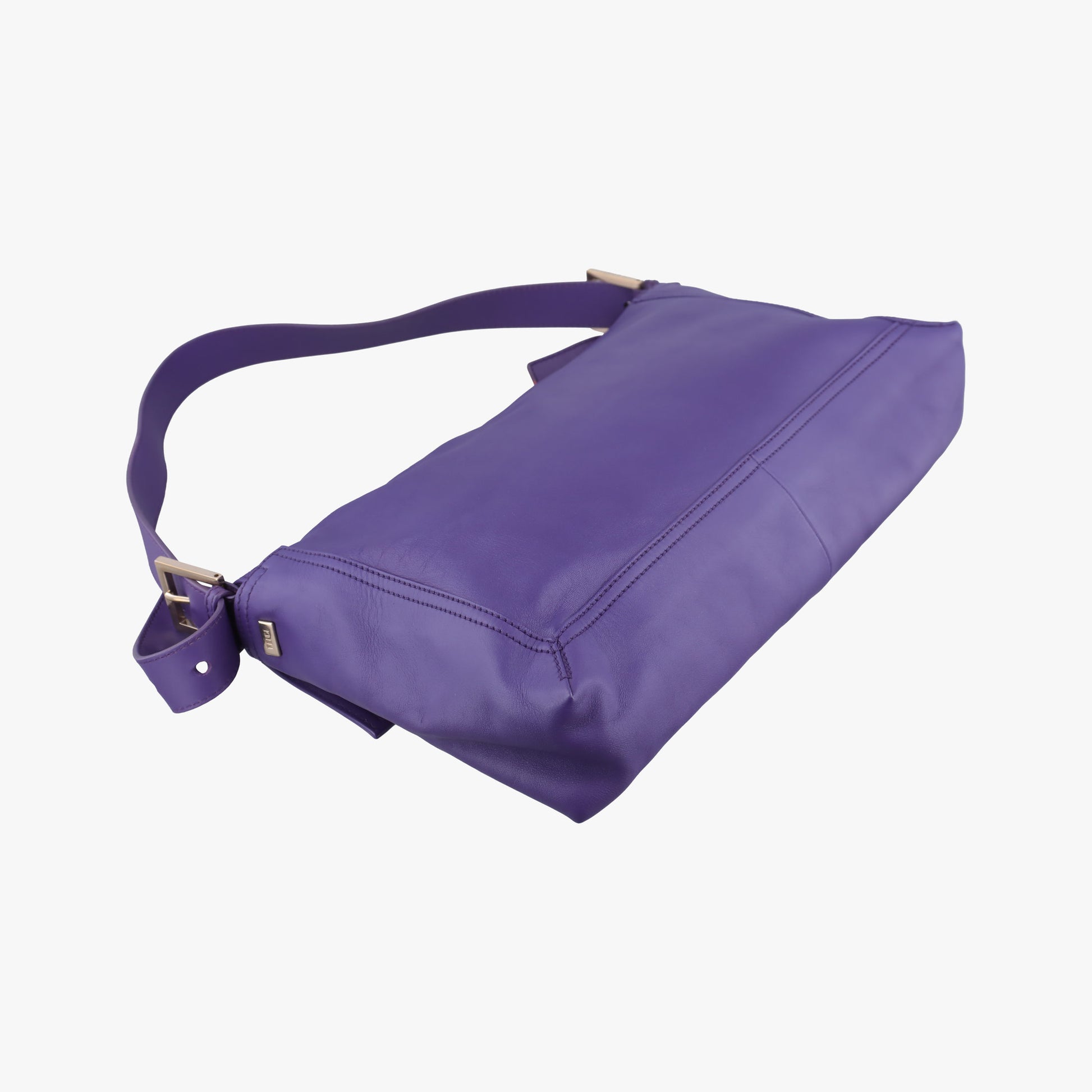 BAGUETTE Purple Leather 8BT180 8BT180-FQ5 119-2566マンマバケット パープル レザー 8BT180 8BT180-FQ5 119-2566