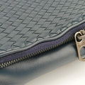 Intrecciato Navy lambskin B07532575Mイントレチャート ネイビー ラムスキン B07532575M