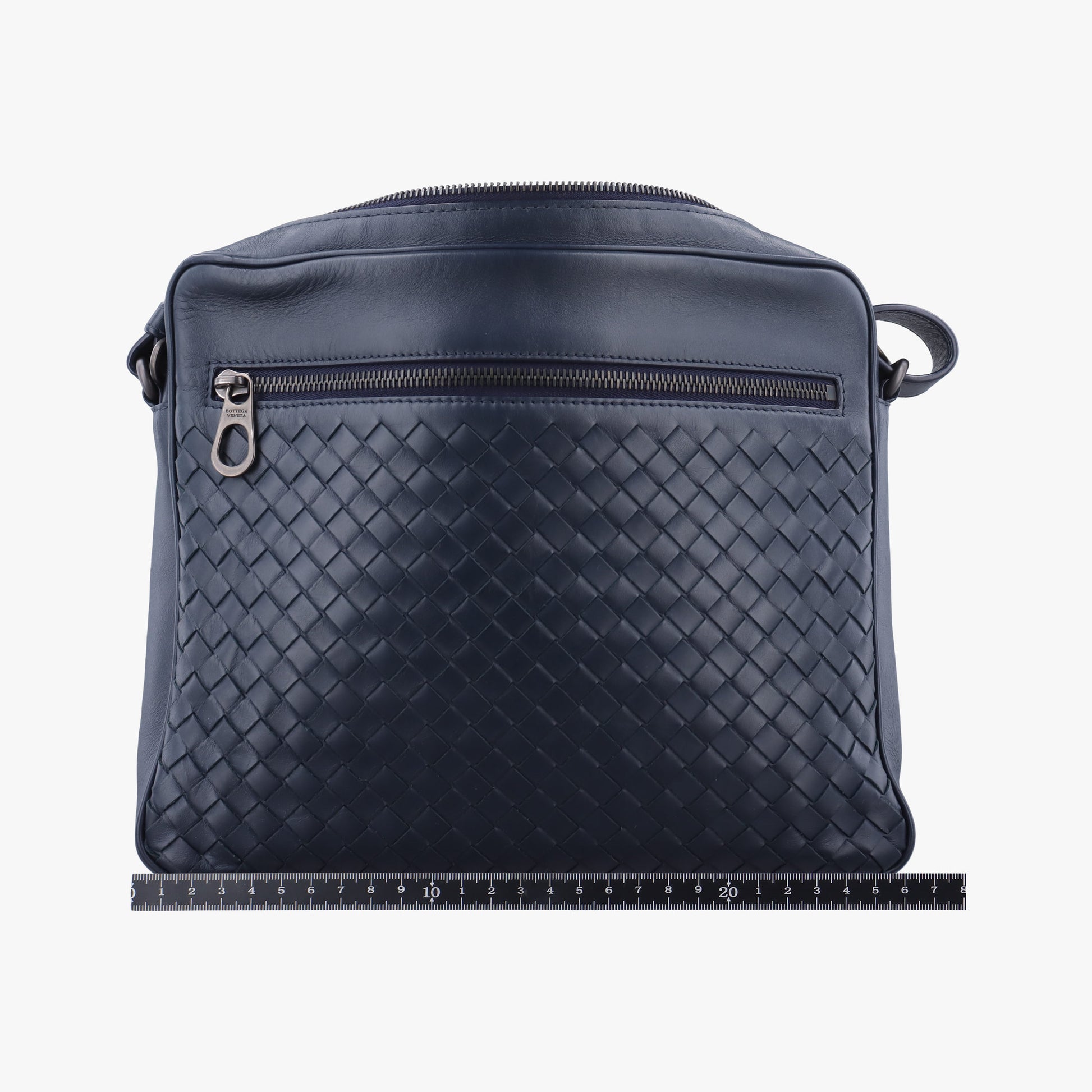 Intrecciato Navy lambskin B07532575Mイントレチャート ネイビー ラムスキン B07532575M