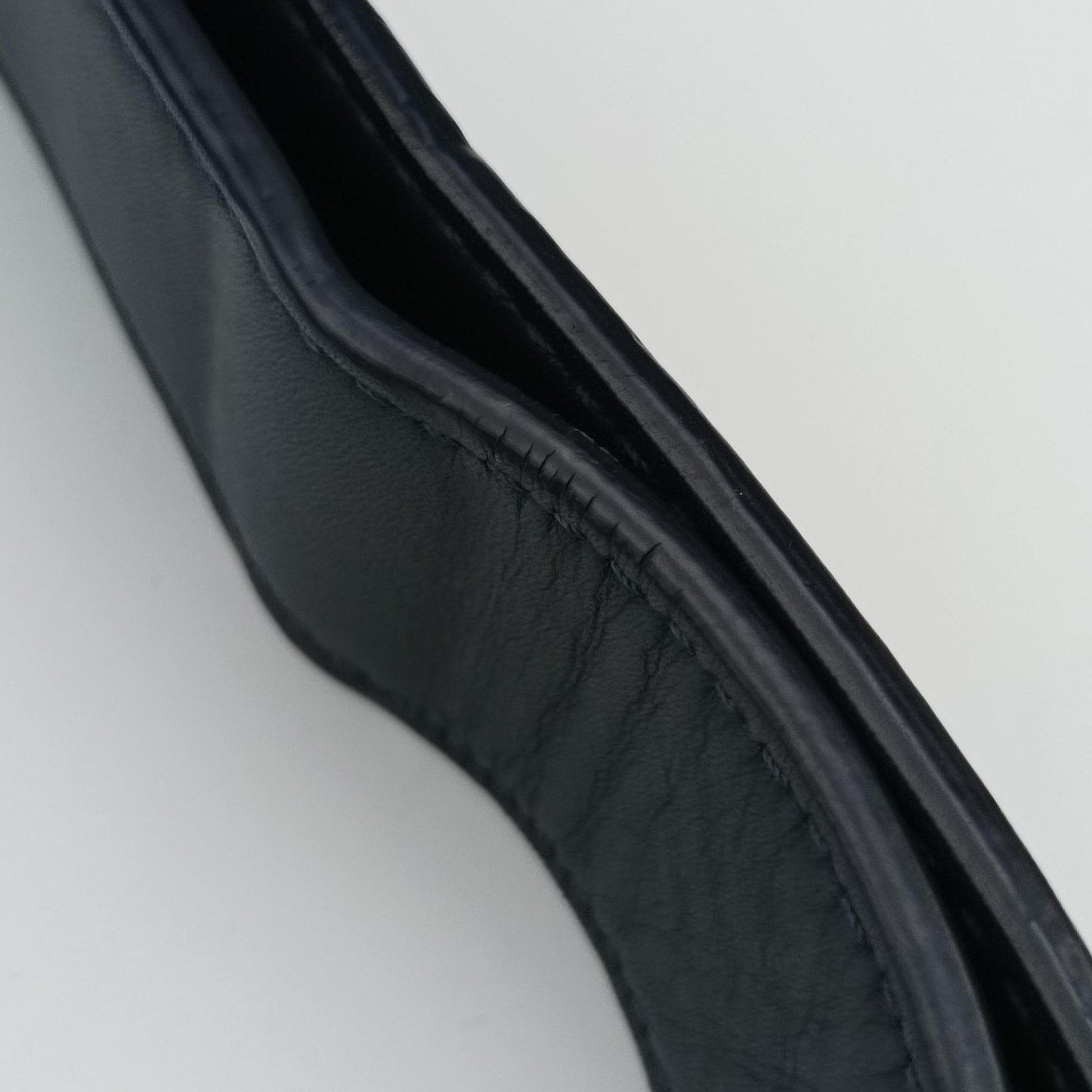 Intrecciato Navy lambskin B07532575Mイントレチャート ネイビー ラムスキン B07532575M