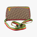 Rasta Trotter Messenger beige×Multicolour PVC coated canvas x leather 05RU 0074ラスタトロッターメッセンジャー ベージュ×マルチカラー PVCコーティングキャンバス×レザー 05RU 0074