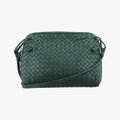 NODINI Intrecciato Green lambskin B03997787Iノディーニ イントレチャート グリーン ラムスキン B03997787I