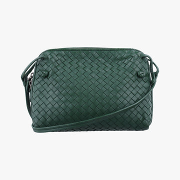 NODINI Intrecciato Green lambskin B03997787Iノディーニ イントレチャート グリーン ラムスキン B03997787I