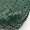 NODINI Intrecciato Green lambskin B03997787Iノディーニ イントレチャート グリーン ラムスキン B03997787I