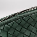 NODINI Intrecciato Green lambskin B03997787Iノディーニ イントレチャート グリーン ラムスキン B03997787I