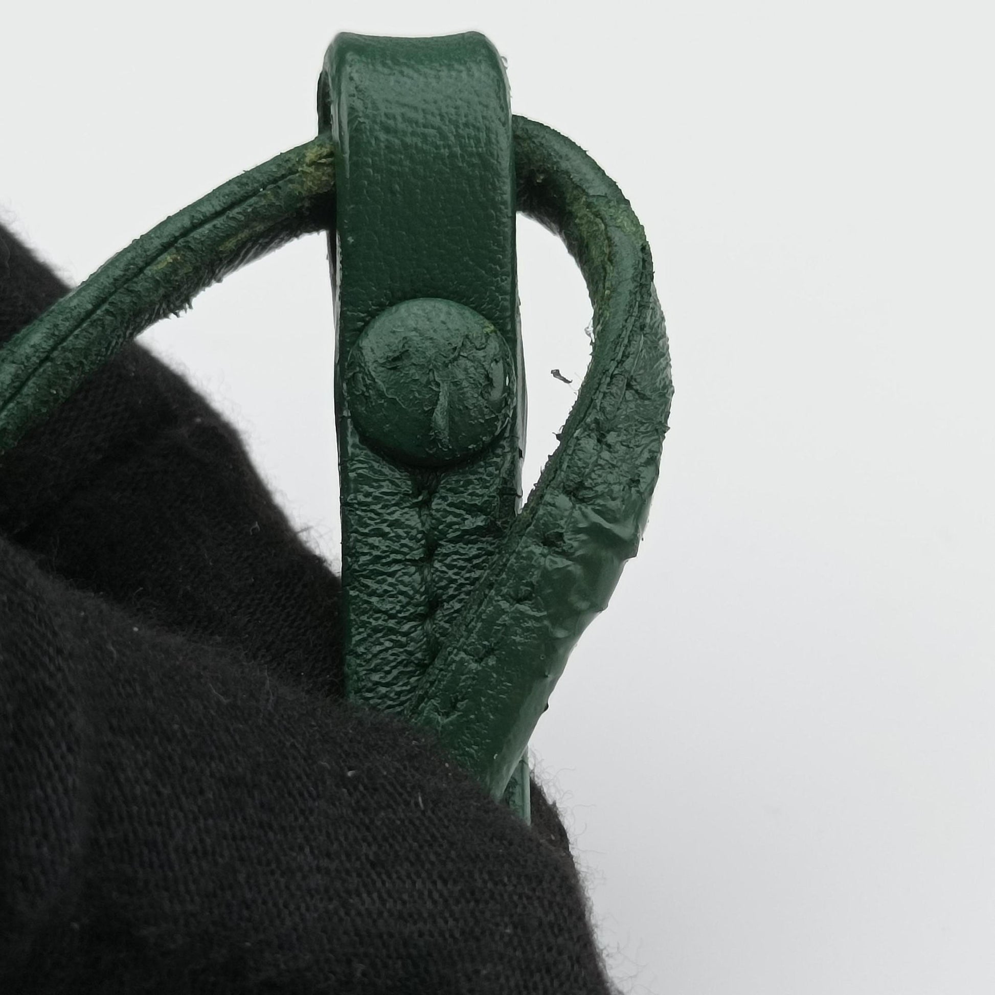 NODINI Intrecciato Green lambskin B03997787Iノディーニ イントレチャート グリーン ラムスキン B03997787I