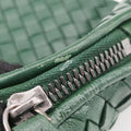 NODINI Intrecciato Green lambskin B03997787Iノディーニ イントレチャート グリーン ラムスキン B03997787I