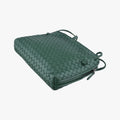 NODINI Intrecciato Green lambskin B03997787Iノディーニ イントレチャート グリーン ラムスキン B03997787I