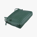 NODINI Intrecciato Green lambskin B03997787Iノディーニ イントレチャート グリーン ラムスキン B03997787I