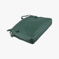 NODINI Intrecciato Green lambskin B03997787Iノディーニ イントレチャート グリーン ラムスキン B03997787I