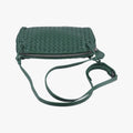 NODINI Intrecciato Green lambskin B03997787Iノディーニ イントレチャート グリーン ラムスキン B03997787I