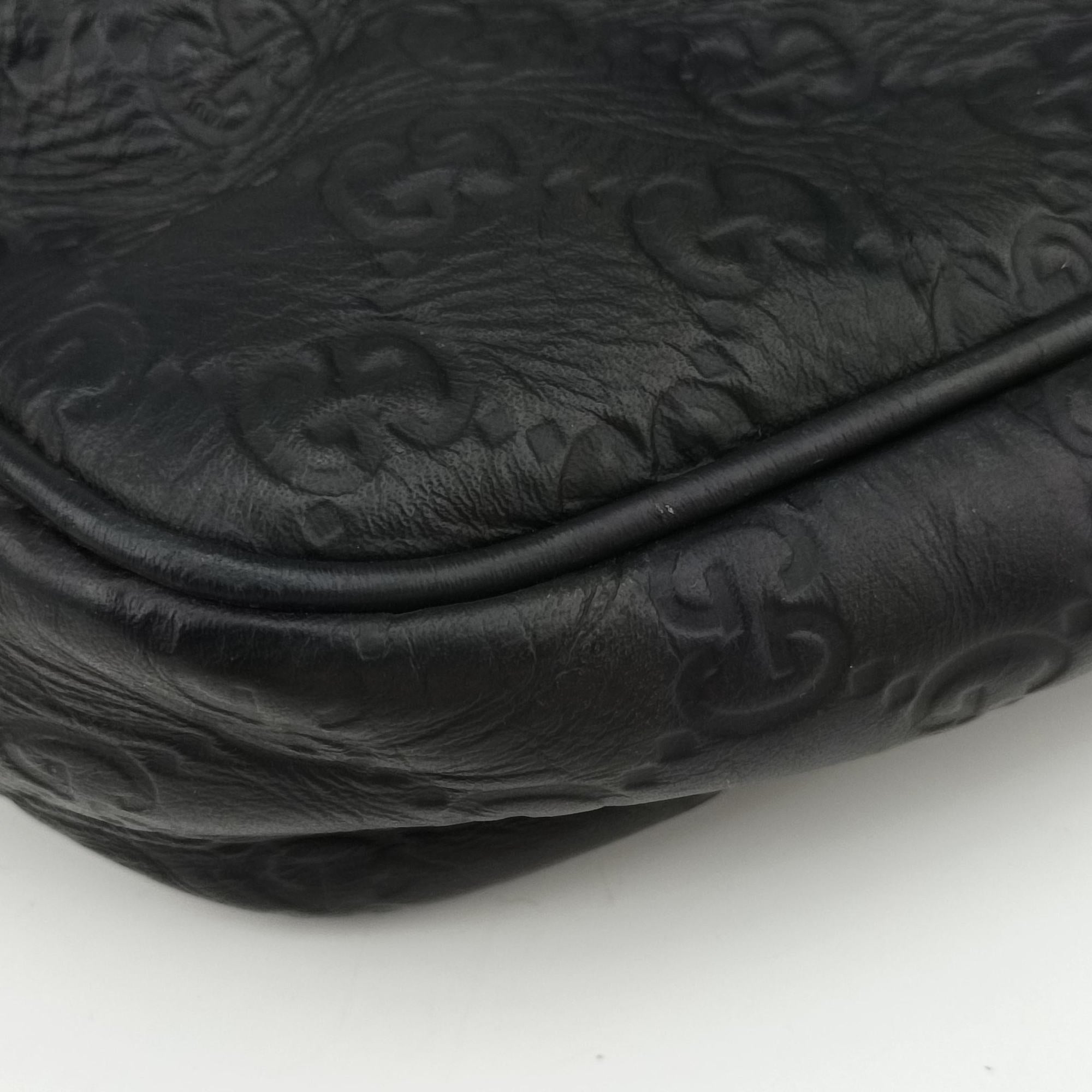 Guccissima Briefcase Business Black Leather 328937 A017540085グッチシマ ブリーフケース ビジネス ブラック レザー 328937 A017540085