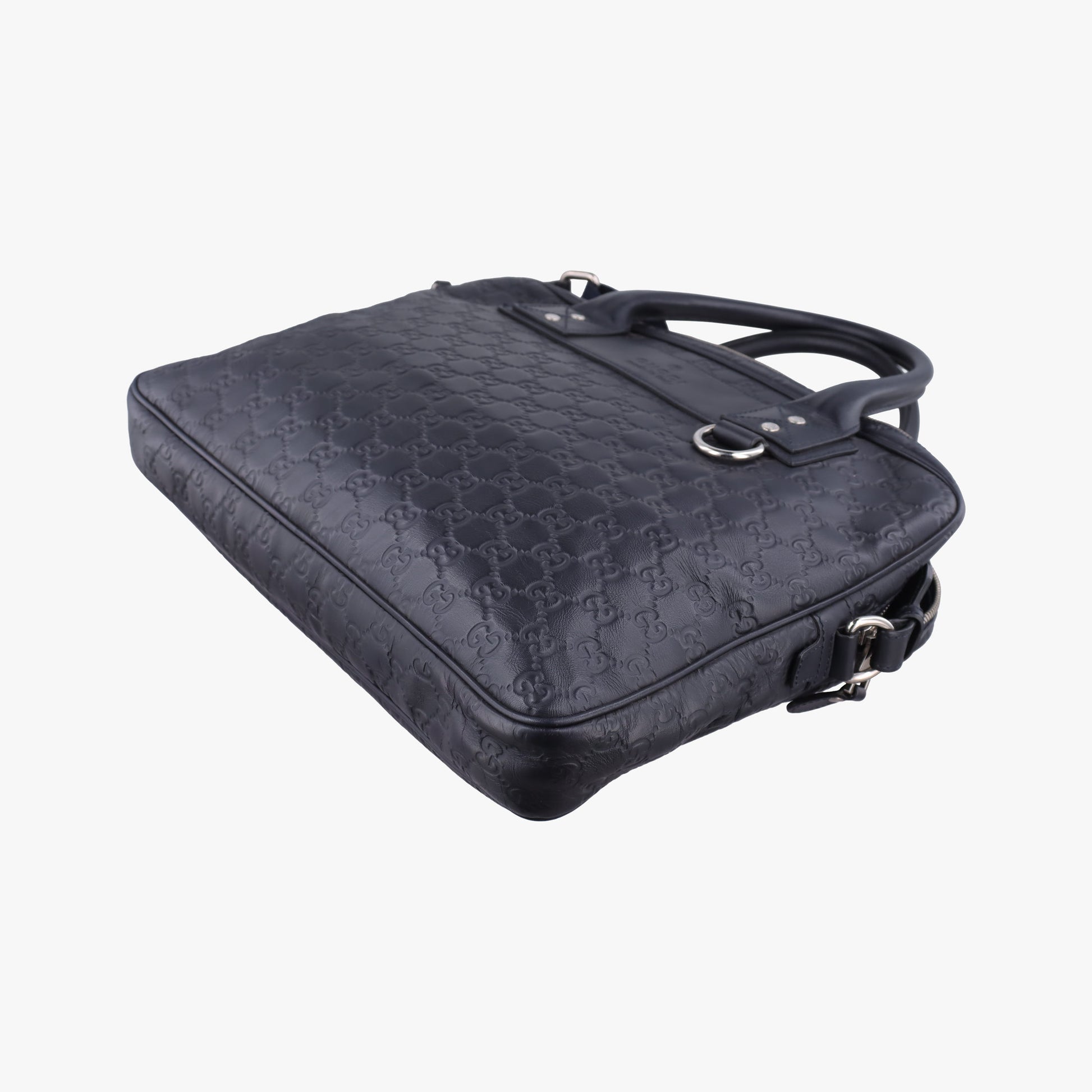 Guccissima Briefcase Business Black Leather 328937 A017540085グッチシマ ブリーフケース ビジネス ブラック レザー 328937 A017540085