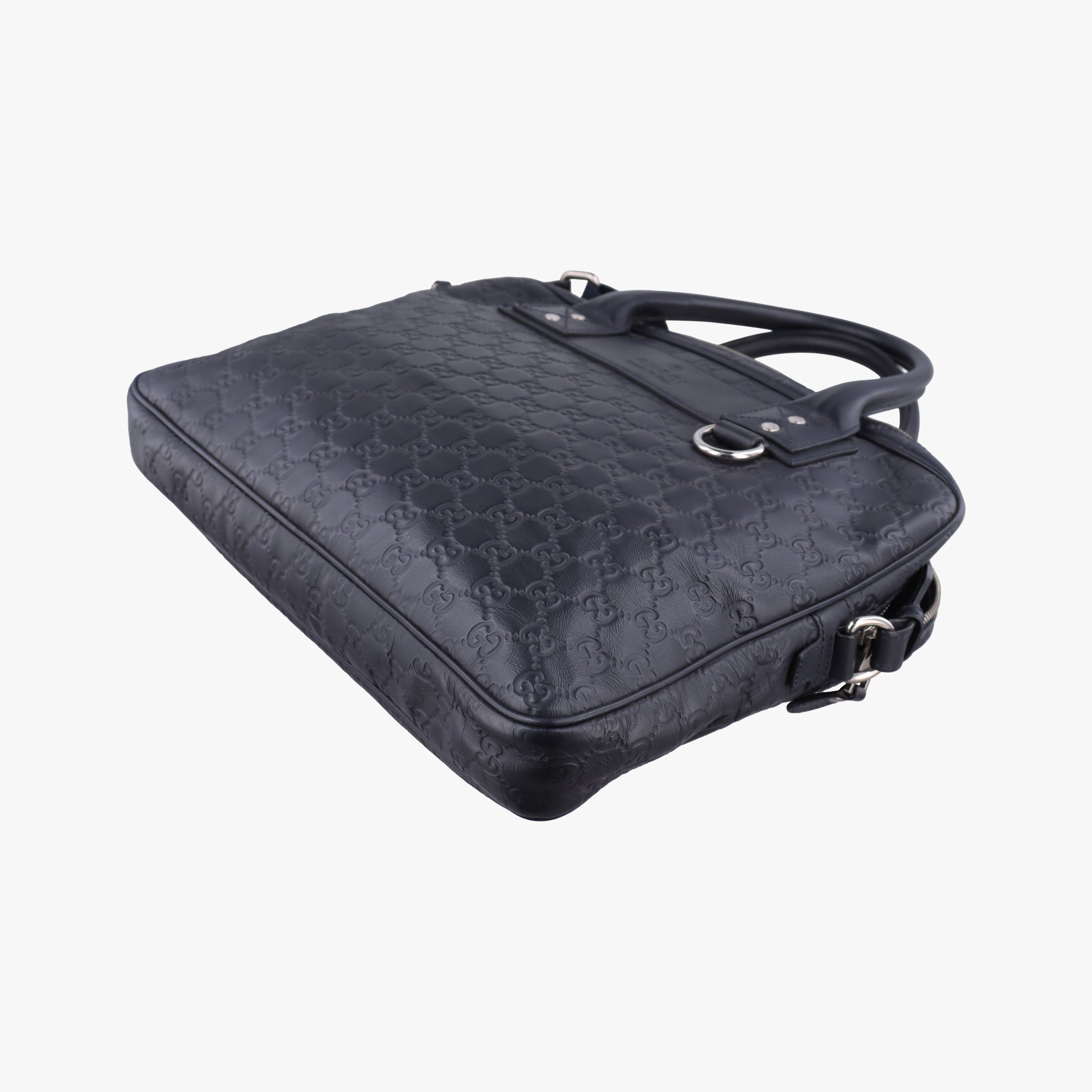 Guccissima Briefcase Business Black Leather 328937 A017540085グッチシマ ブリーフケース ビジネス ブラック レザー 328937 A017540085