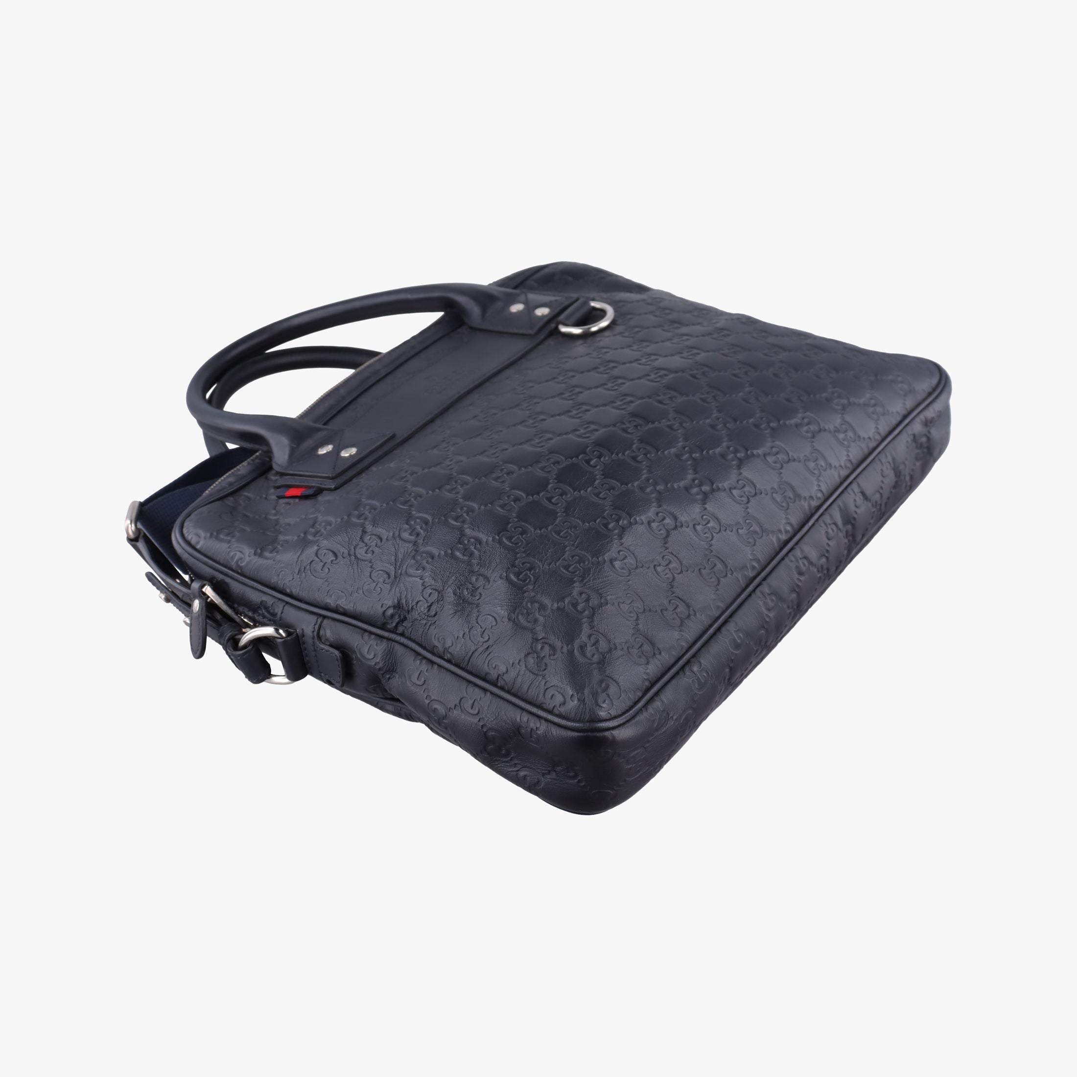 Guccissima Briefcase Business Black Leather 328937 A017540085グッチシマ ブリーフケース ビジネス ブラック レザー 328937 A017540085