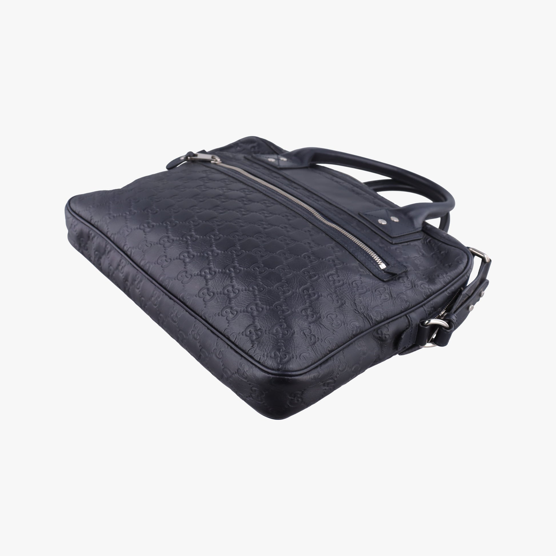 Guccissima Briefcase Business Black Leather 328937 A017540085グッチシマ ブリーフケース ビジネス ブラック レザー 328937 A017540085