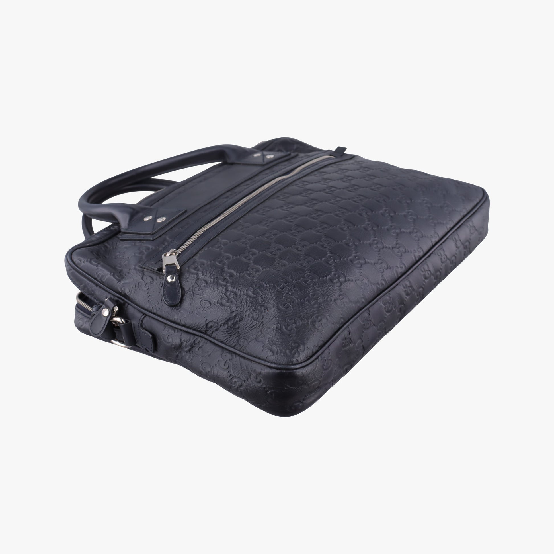 Guccissima Briefcase Business Black Leather 328937 A017540085グッチシマ ブリーフケース ビジネス ブラック レザー 328937 A017540085