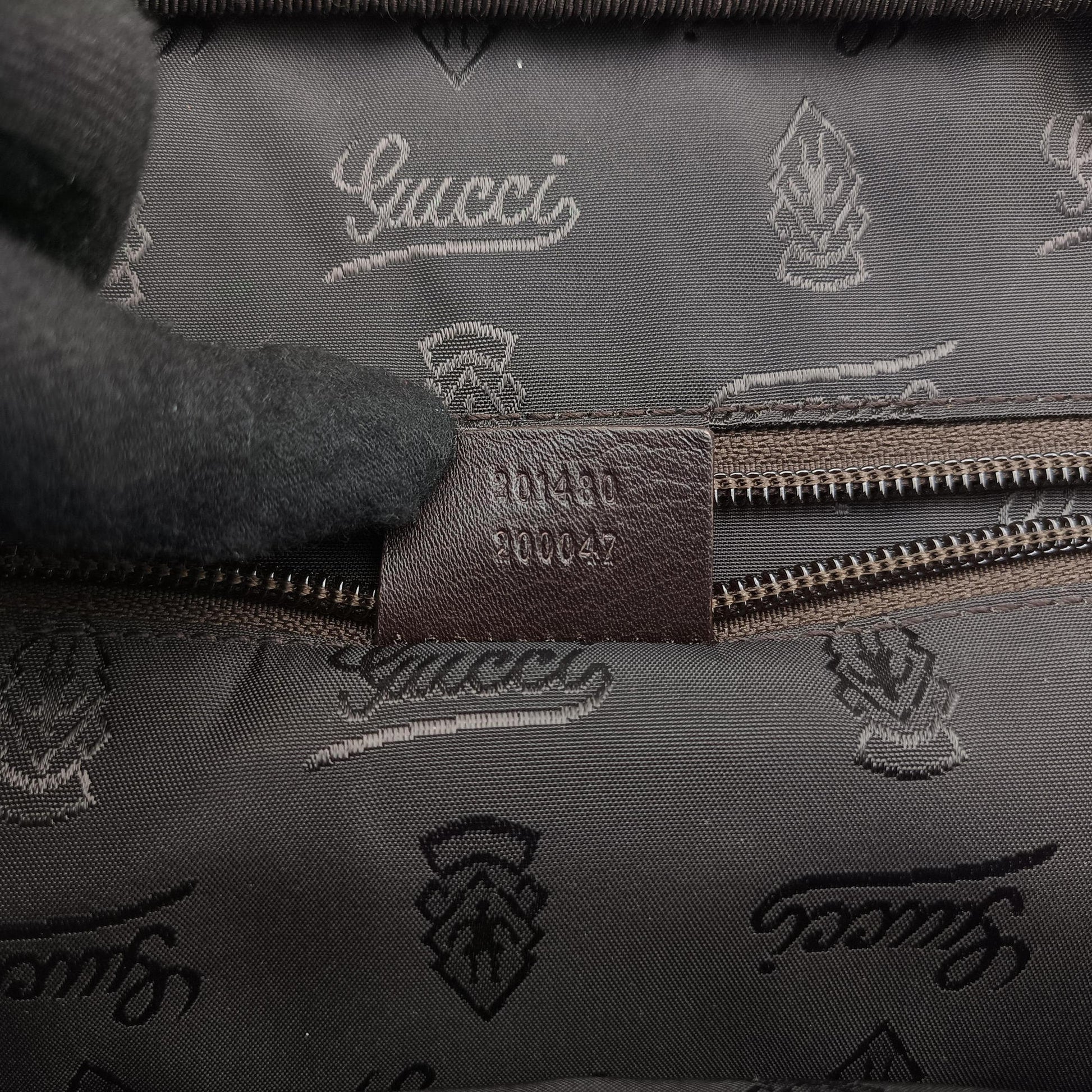 Guccissima Business Brown leather 201480 C8133351グッチシマ ビジネス ブラウン レザー 201480 C8133351