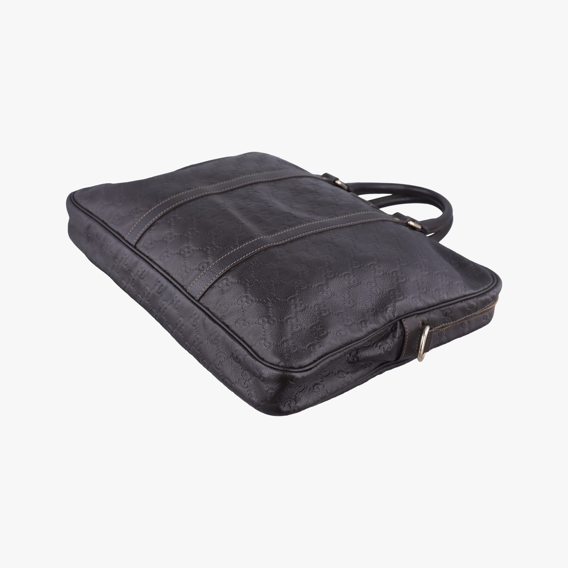 Guccissima Business Brown leather 201480 C8133351グッチシマ ビジネス ブラウン レザー 201480 C8133351