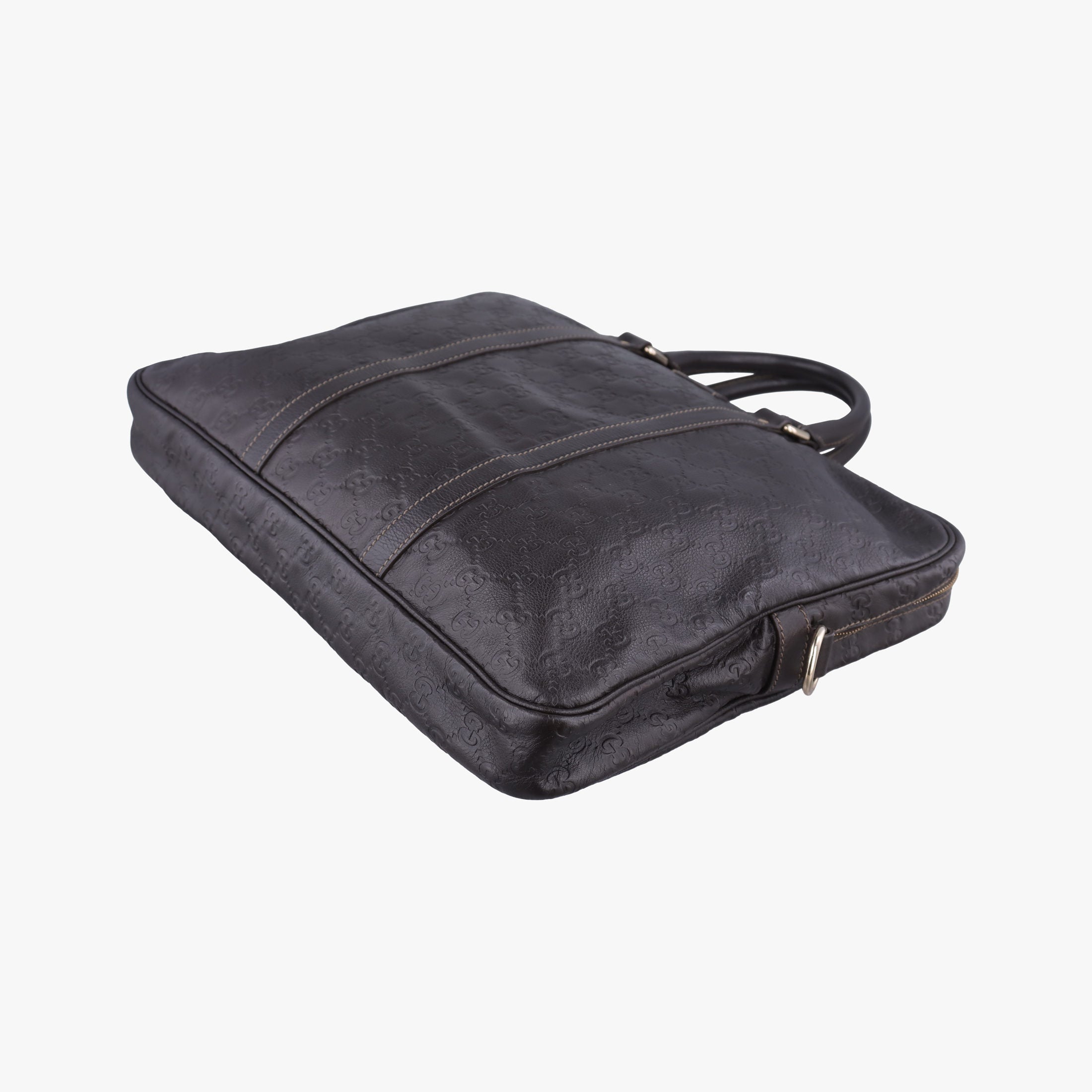 Guccissima Business Brown leather 201480 C8133351グッチシマ ビジネス ブラウン レザー 201480 C8133351
