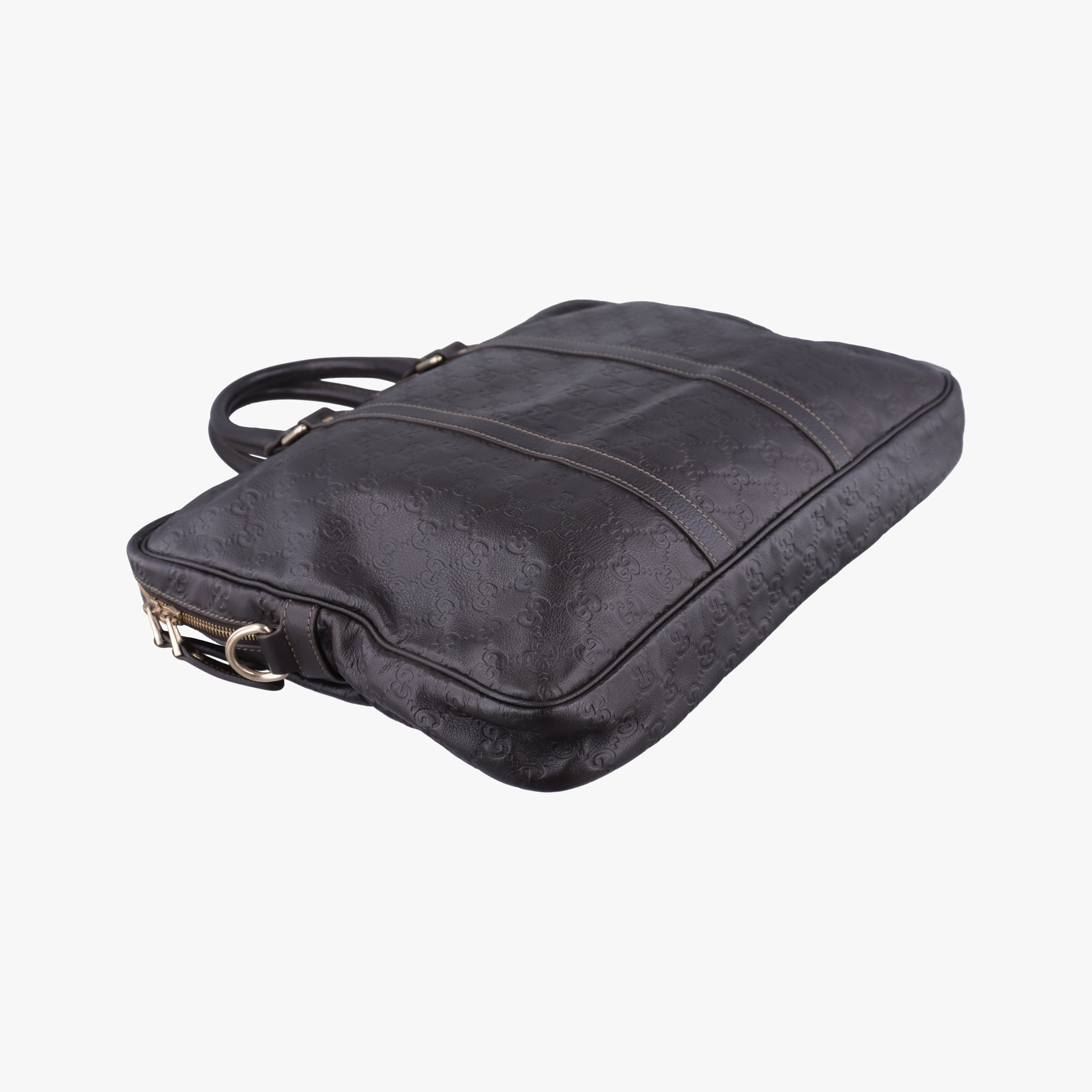 Guccissima Business Brown leather 201480 C8133351グッチシマ ビジネス ブラウン レザー 201480 C8133351