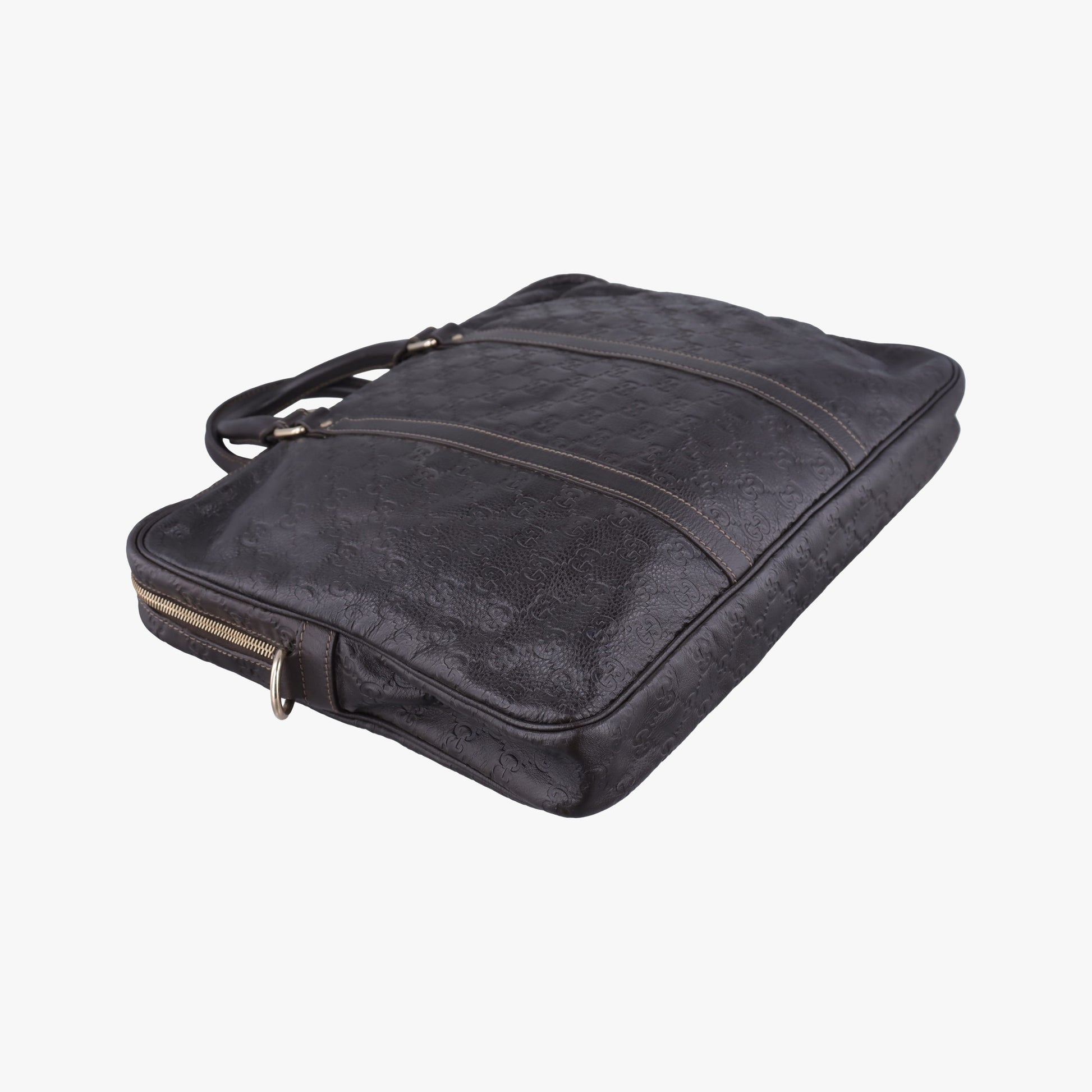Guccissima Business Brown leather 201480 C8133351グッチシマ ビジネス ブラウン レザー 201480 C8133351