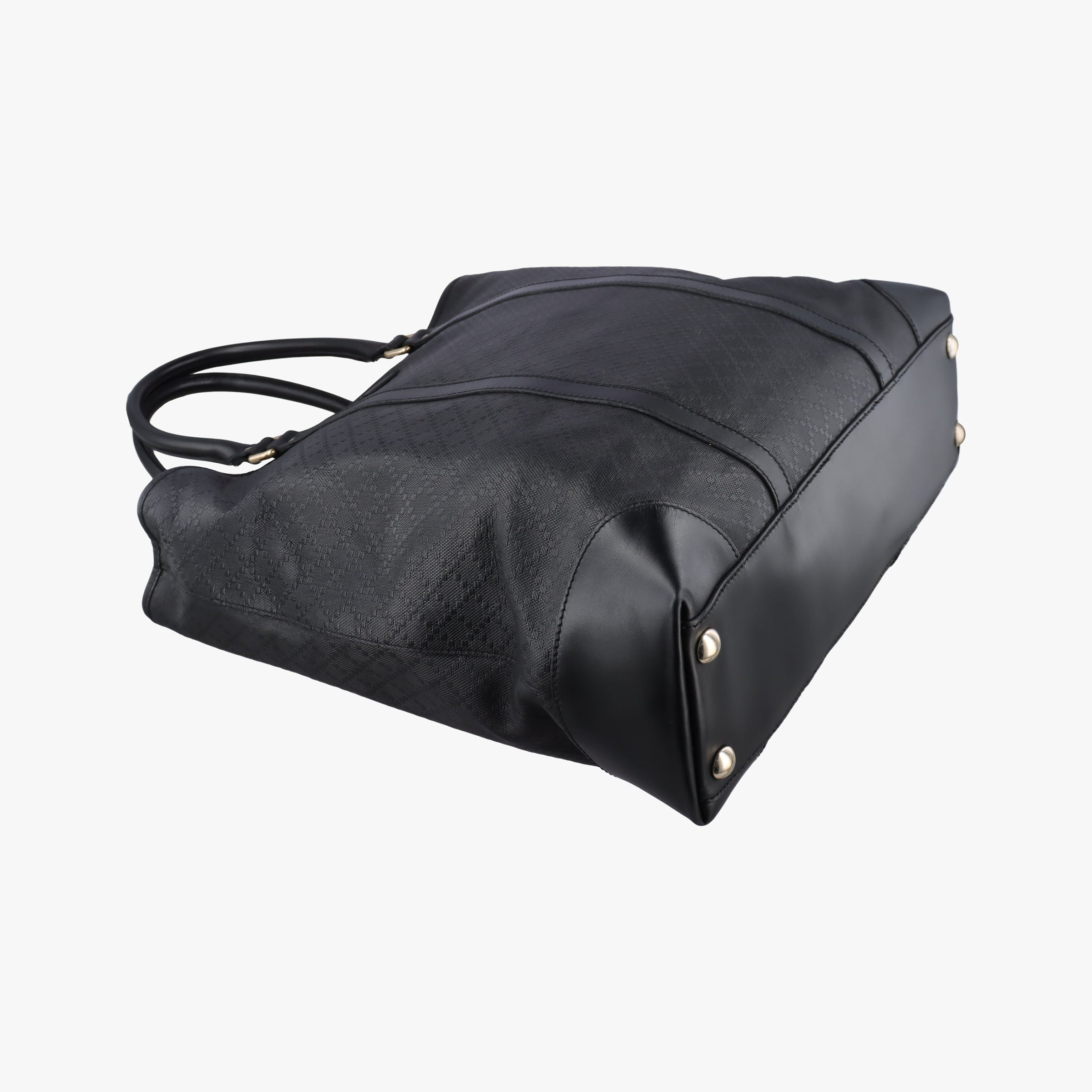 Diamante tote Black Leather 223668 G9035342ディアマンテ トート ブラック レザー 223668 G9035342