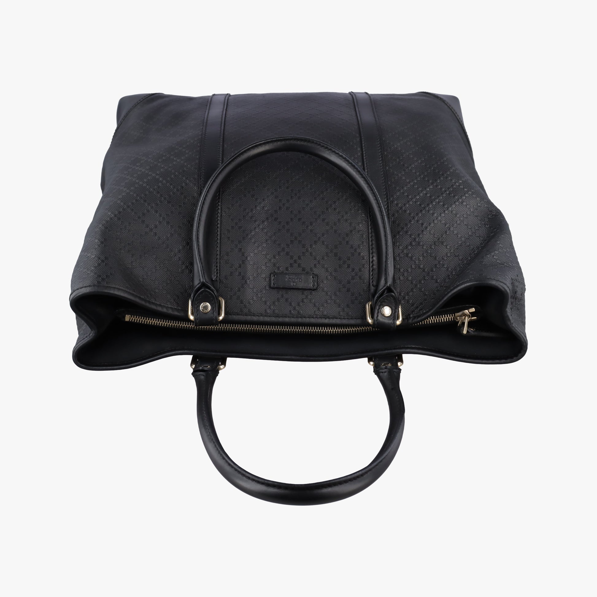 Diamante tote Black Leather 223668 G9035342ディアマンテ トート ブラック レザー 223668 G9035342
