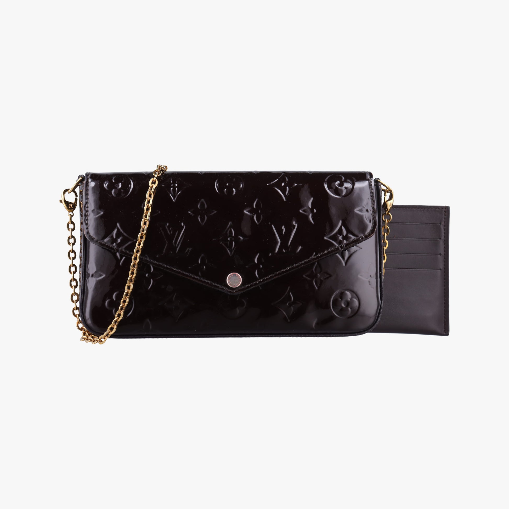 Pochette Felice Amarante Vernis M61267 TJ0149ポシェットフェリシー アマラント ヴェルニ M61267 TJ0149