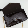 Pochette Felice Amarante Vernis M61267 TJ0149ポシェットフェリシー アマラント ヴェルニ M61267 TJ0149