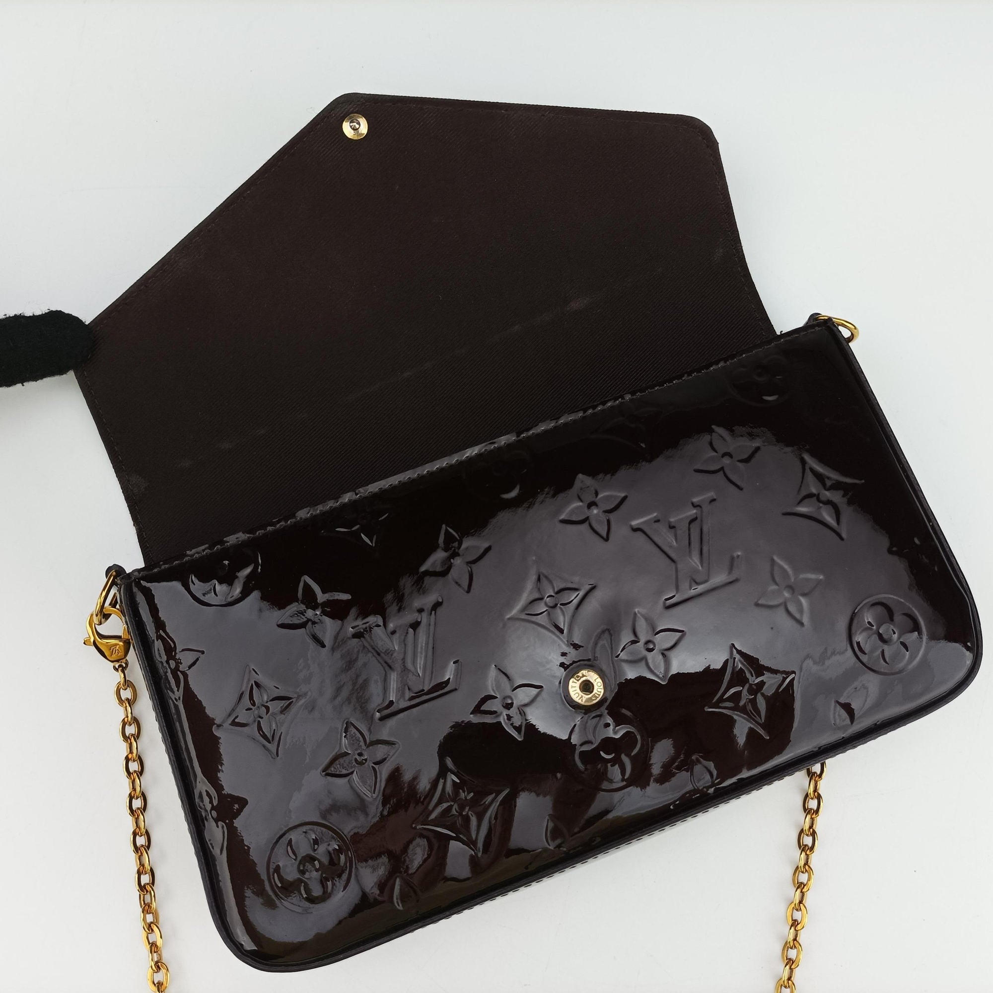 Pochette Felice Amarante Vernis M61267 TJ0149ポシェットフェリシー アマラント ヴェルニ M61267 TJ0149
