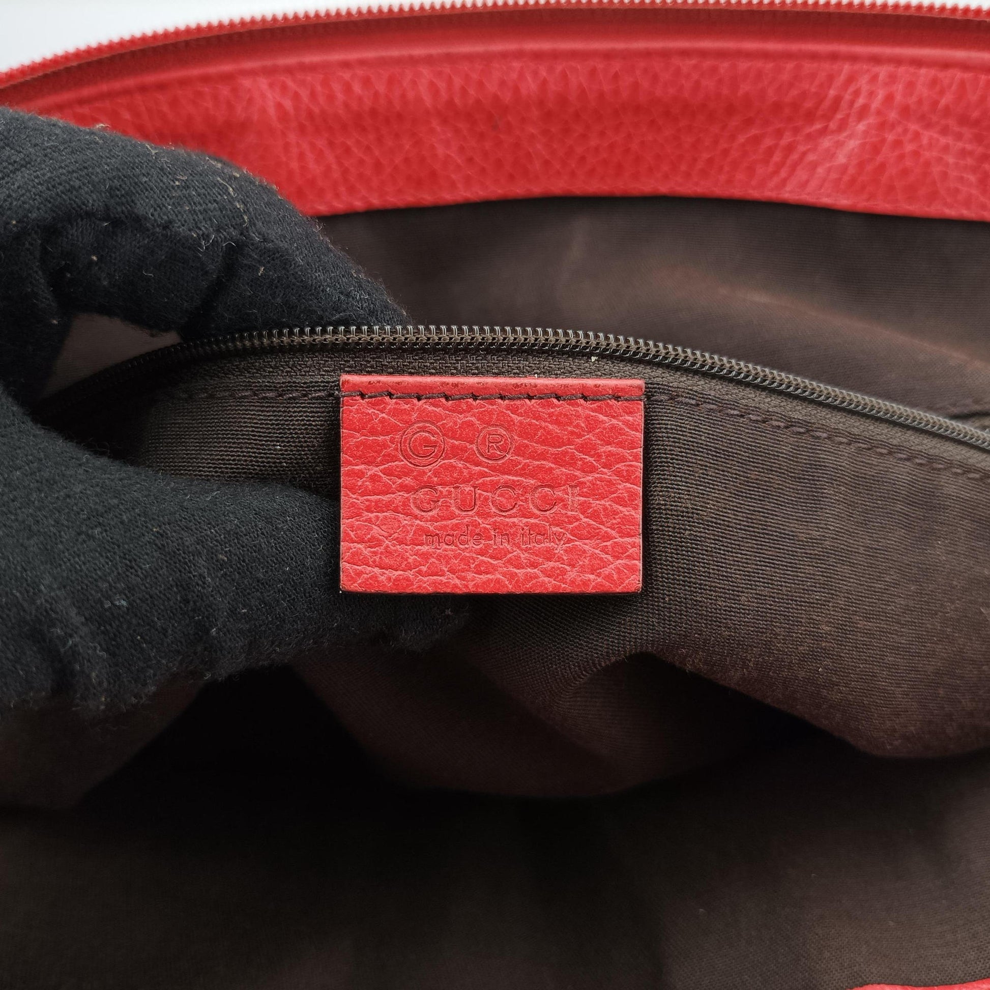 charm dome Red Leather 341503 G016658861チャーム ドーム レッド レザー 341503 G016658861