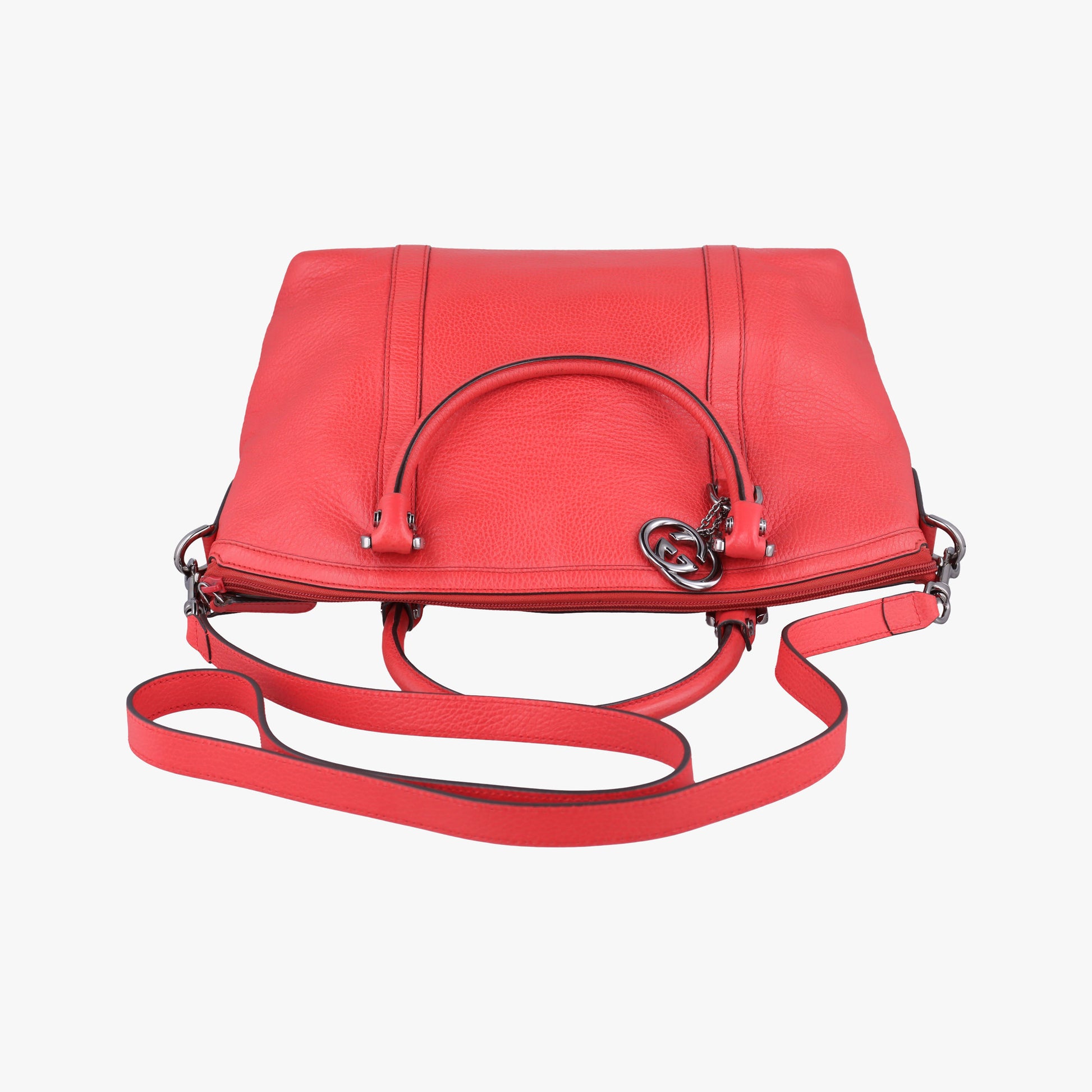 charm dome Red Leather 341503 G016658861チャーム ドーム レッド レザー 341503 G016658861