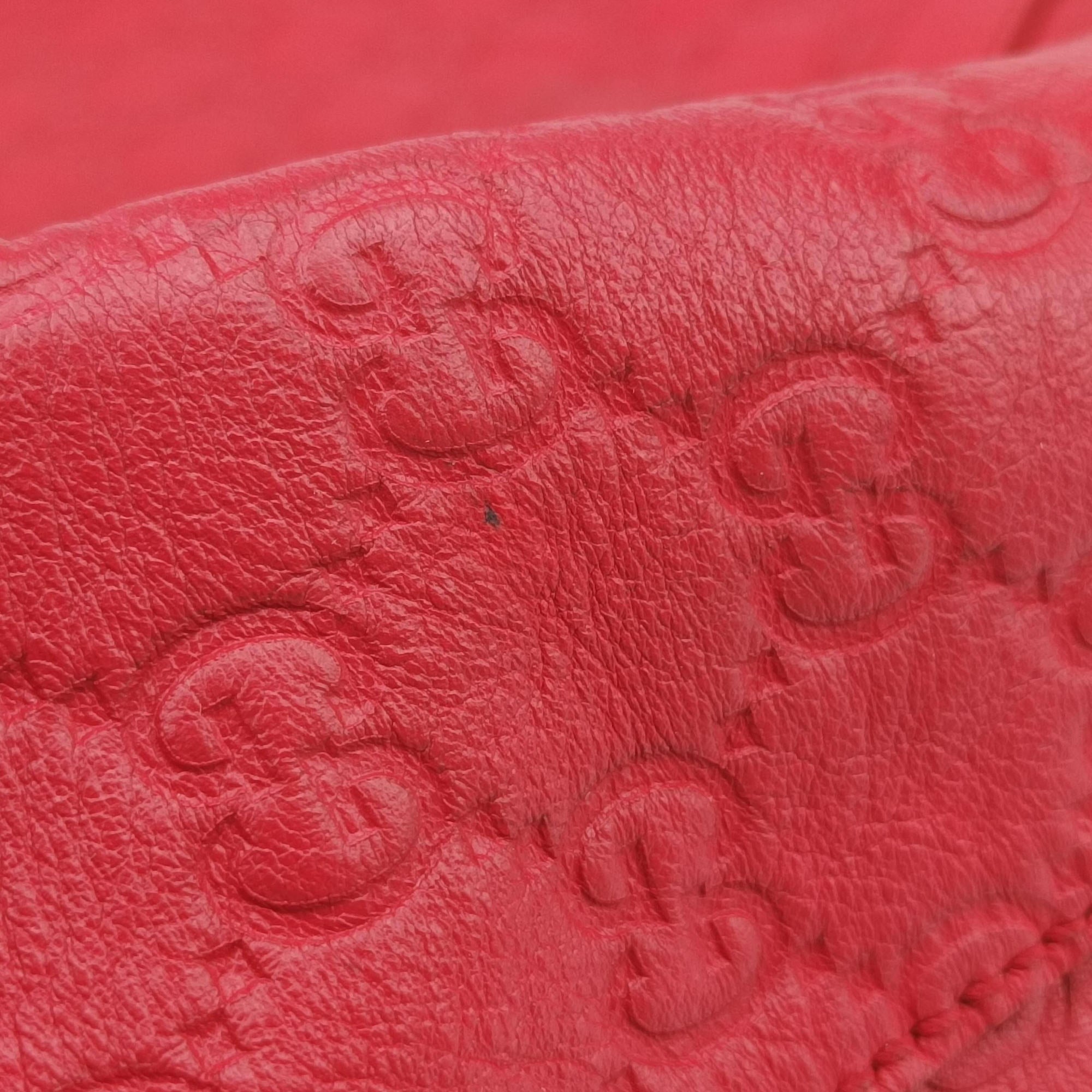 GG Charm Top Handle Red Leather 339551 G019638718GGチャーム トップ ハンドル レッド レザー 339551 G019638718