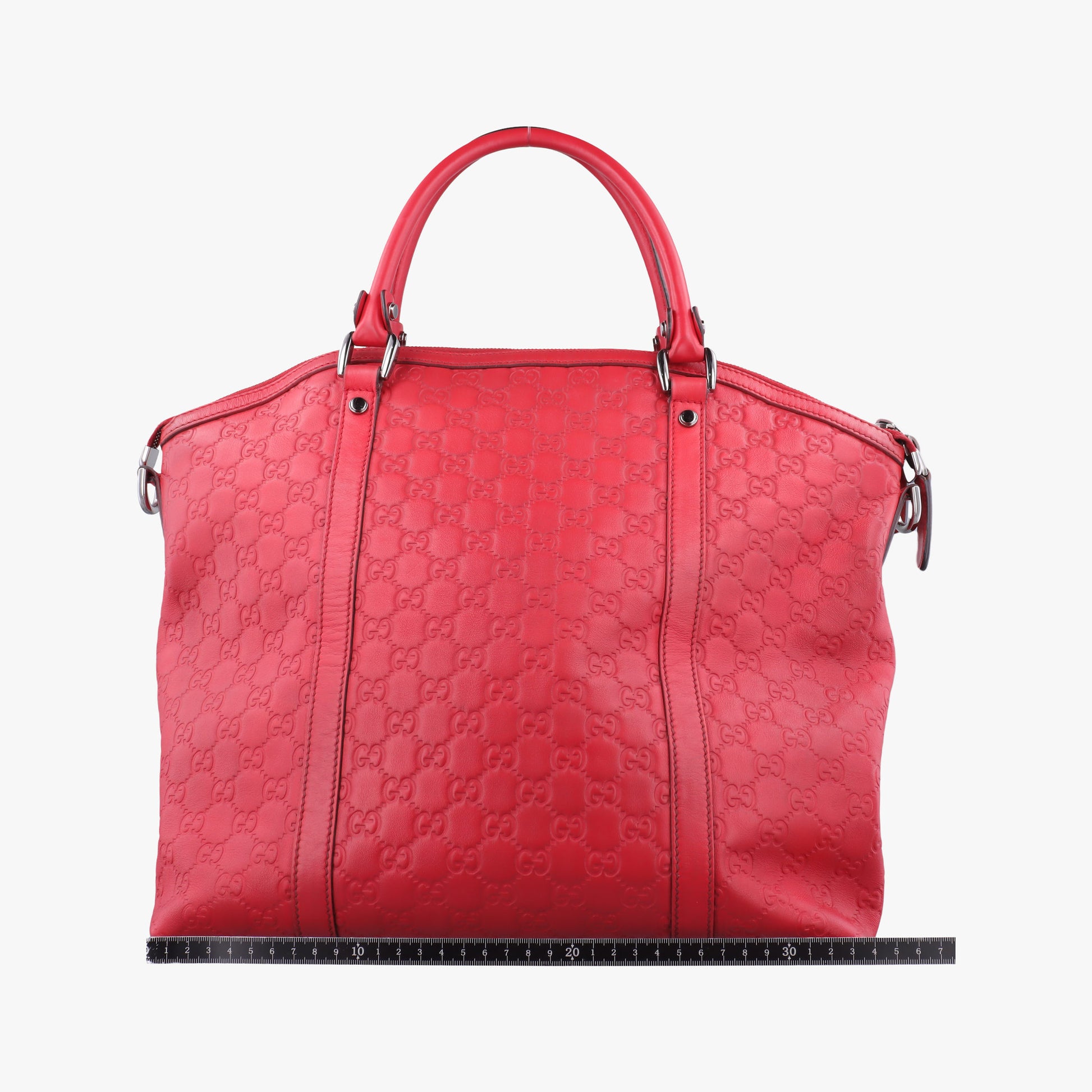 GG Charm Top Handle Red Leather 339551 G019638718GGチャーム トップ ハンドル レッド レザー 339551 G019638718