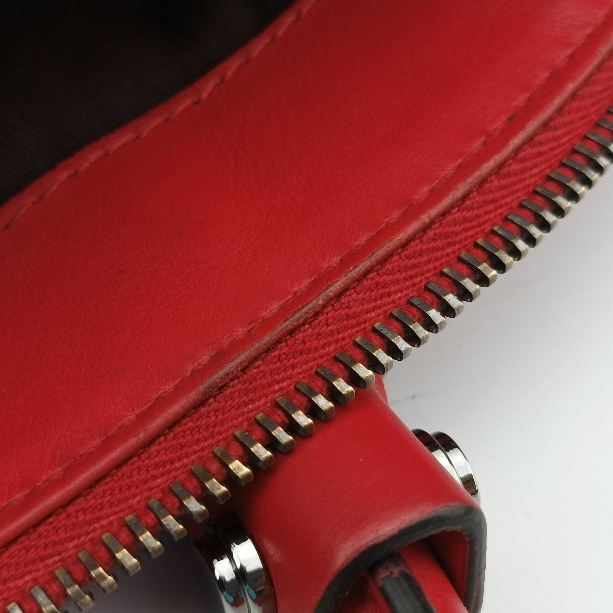 GG Charm Top Handle Red Leather 339551 G019638718GGチャーム トップ ハンドル レッド レザー 339551 G019638718