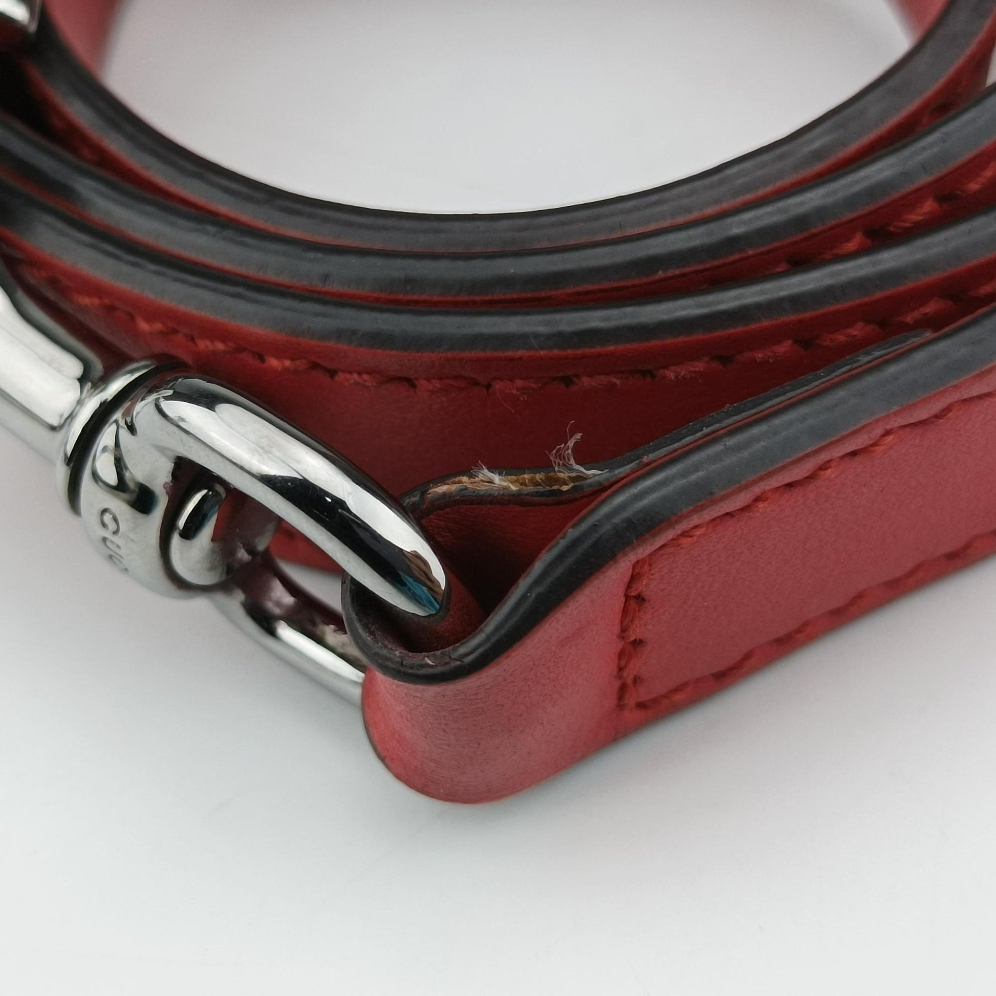 GG Charm Top Handle Red Leather 339551 G019638718GGチャーム トップ ハンドル レッド レザー 339551 G019638718