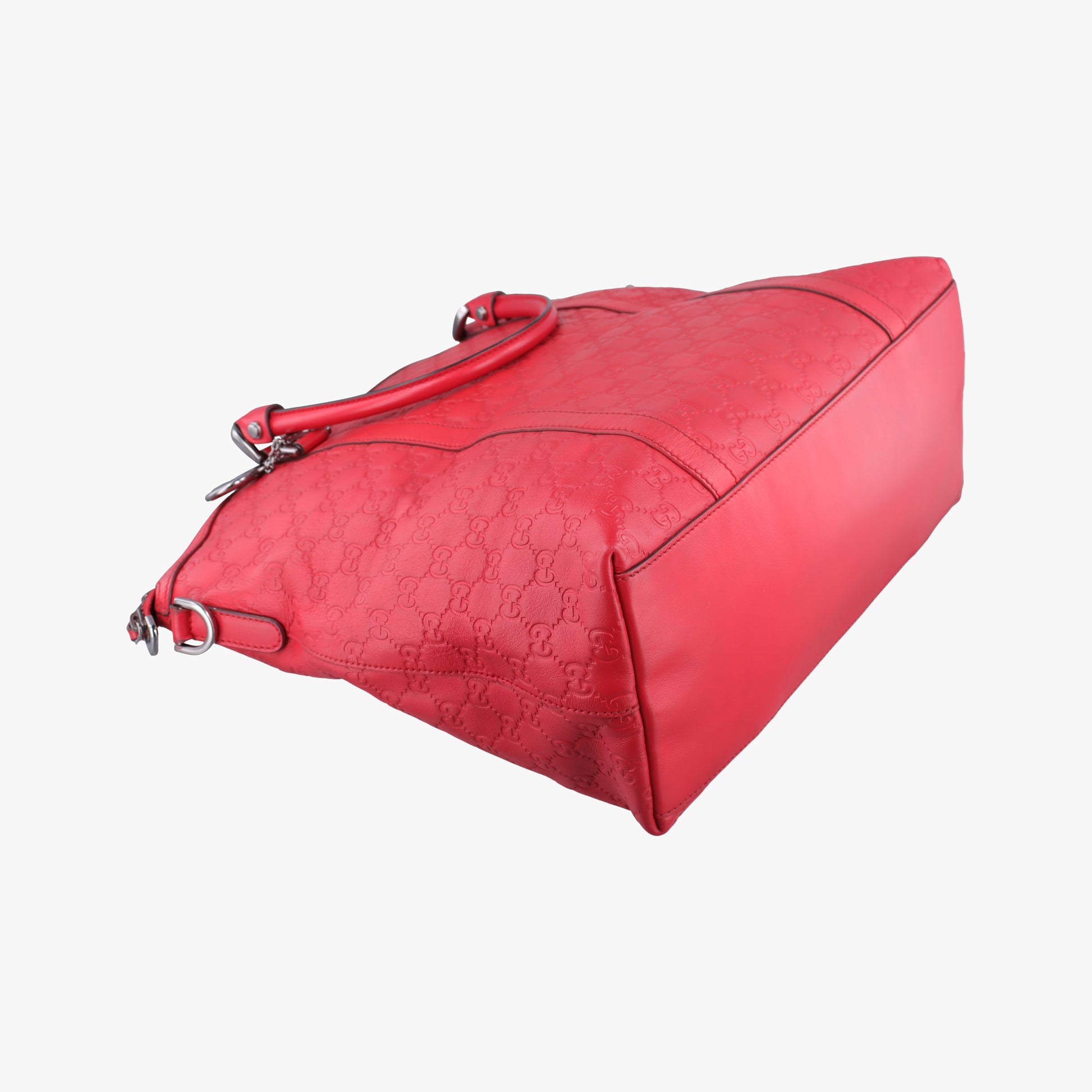 GG Charm Top Handle Red Leather 339551 G019638718GGチャーム トップ ハンドル レッド レザー 339551 G019638718