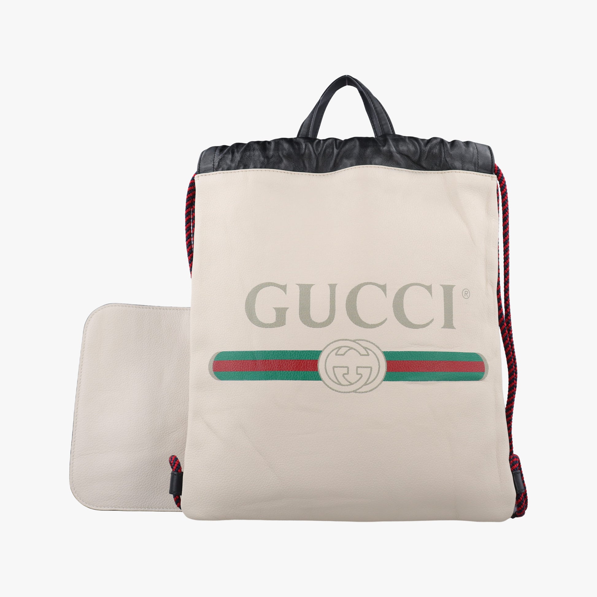 Gucci print White Leather 523586 I024981344グッチプリント ホワイト レザー 523586 I024981344